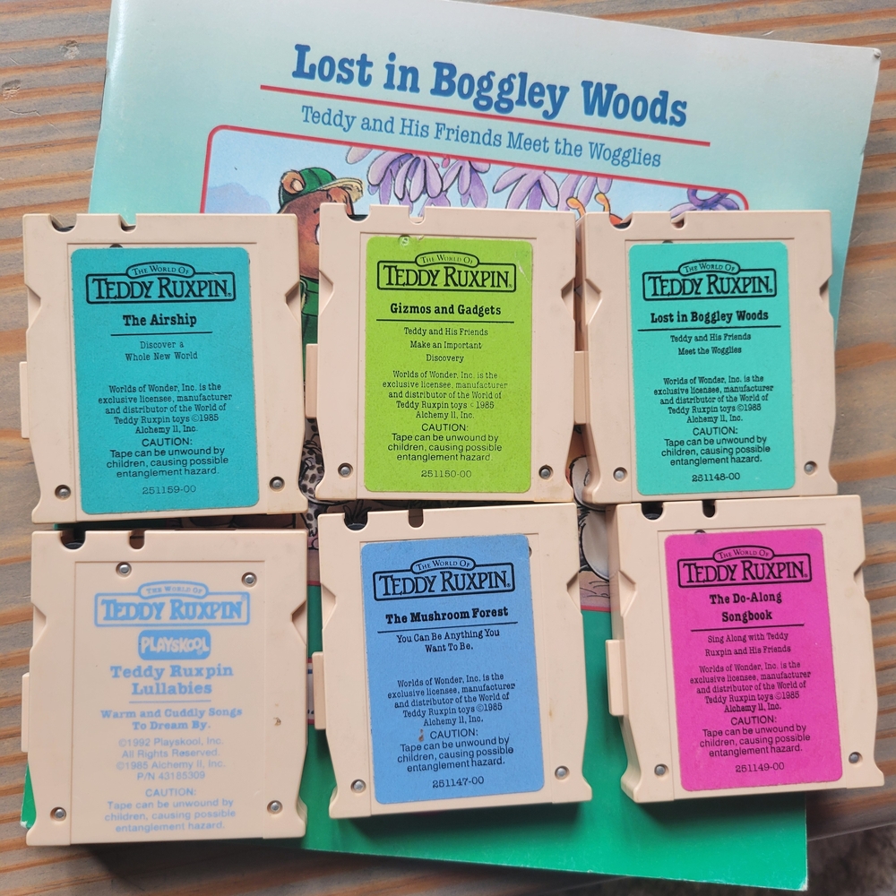 Teddy Ruxpin Storybook and Cassette Set